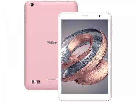 Imagem de Tablet Philco 8'' PTB8RRG 4G Android 11 2GB 32GB Wifi Rosa