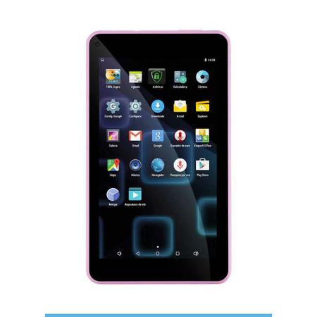 Imagem de Tablet Philco PH7OR Rosa 7 Quad Core 8GB Wi-Fi Android