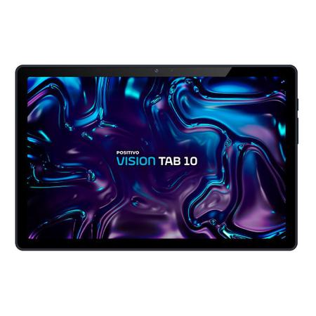Imagem de Tablet Positivo Vision Tab 10 4GB RAM 128GB Câmera 13MP e 5MP 10,1" HD IPS Android 13 - Preto