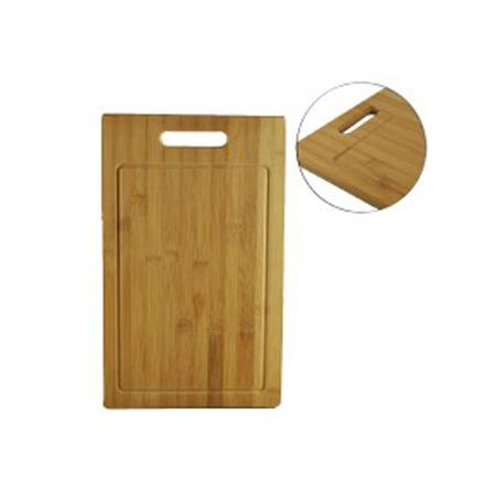 Imagem de Tábua De Corte Bambu Natural Retangular 42x25cm Churrasco