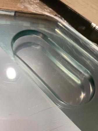 Imagem de Tábua de corte e frios vidro temperado 10mm blindex