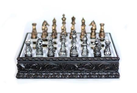 Tabuleiro de Xadrez com Estojo Ornato 764