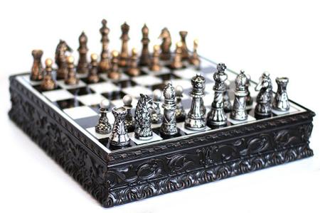 Placa Jogos Tabuleiro de Xadrez – 20×16,5cm – Forração Francesa