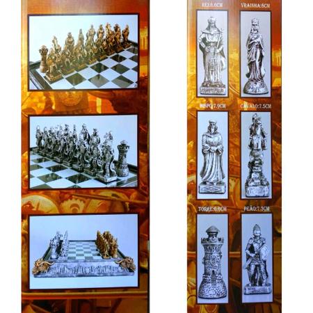 Tabuleiro De Xadrez Luxo Germânicos 32 Peças - Verito - Livros de  Psicologia - Magazine Luiza