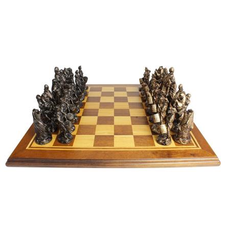 Jogo xadrez tabuleiro grande com peças na Americanas Empresas