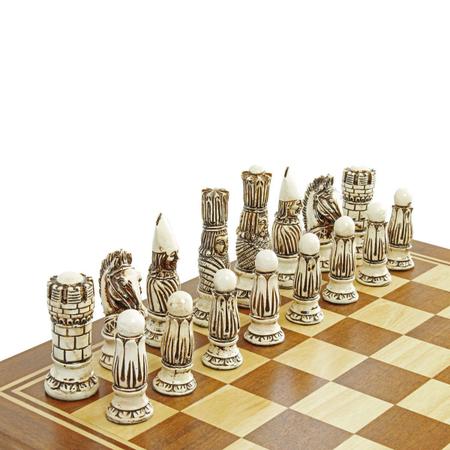 Tabuleiro de xadrez Luxo Vitoriano 32 Peças