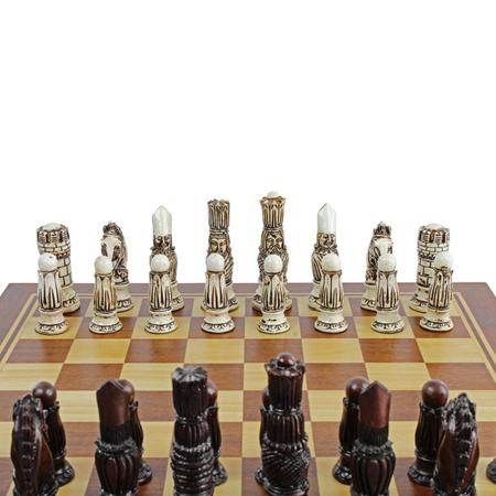 Tabuleiro de xadrez Luxo Vitoriano 32 Peças