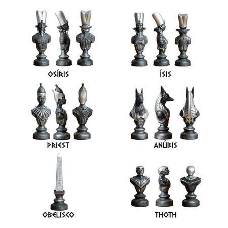 Compre Conjunto de tabuleiro de peças de xadrez de luxo em metal