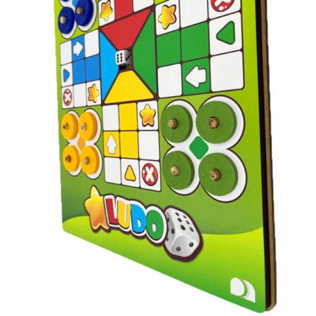 Preços baixos em Jogo Ludo Família Jogos tradicionais e de tabuleiro de  Fabricação Contemporânea