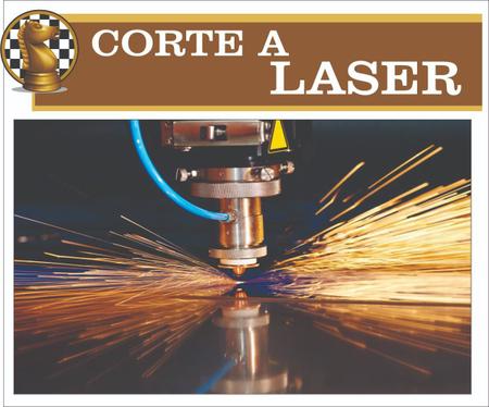 Tabuleiro para Jogos de Dama Corte à Laser em mdf