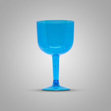 Imagem de Taça Acrílica Pit-500 500ml Gin Azul Glass - 04 unid