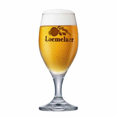 Imagem de Taça de Cerveja Rótulo Frases Loemelaer Cristal 260ml
