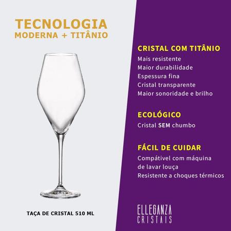 Imagem de Taça De Cristal Bohemia 510 Ml Loxia 1 Peça