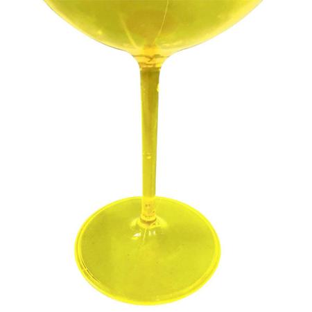 Imagem de Taça de Gin Acrílico Transparente Tons Variados - 600mL - LSC Toys