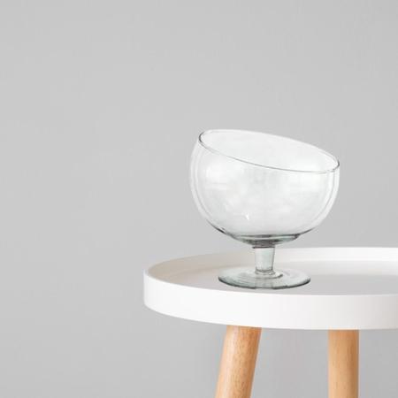 Imagem de Taça de vidro boca torta gigante bomboniere de mesa - MISTRAL