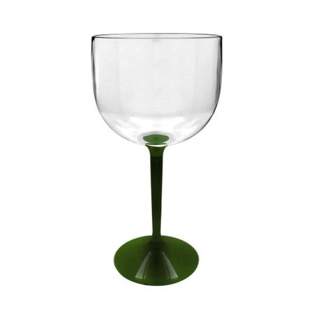 Imagem de Taça Gin com Base Verde 550ml - Acrílico Resistente