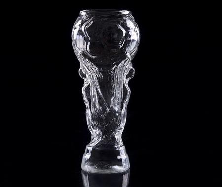 Imagem de Taça mundial de cerveja Creative Football Canecas 450ML High Boroslicate Copo de Taça De Taça Shot Shot Para Cerveja Whisky Brandy Wine Juice Steins de cerveja (transparente)