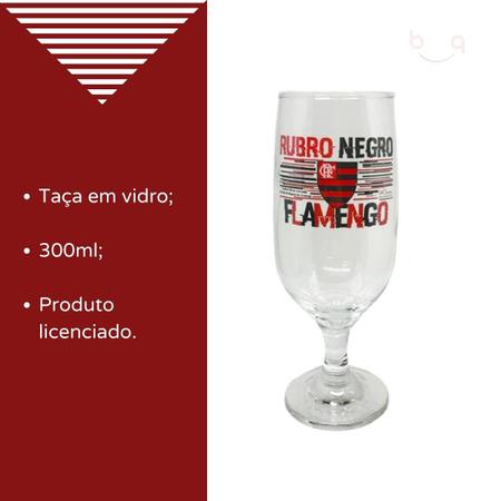 Imagem de Taça time de futebol vidro personalizada para cerveja 300ml