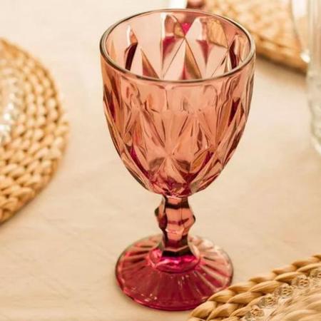 Taças Diamante Copos Vidro Lilás Bico De Jaca 300ml 24 Unidade - QUALITY HOUSE Imagem de Taças Diamante Copos Vidro Lilás Bico De Jaca 300ml 24 Unidade