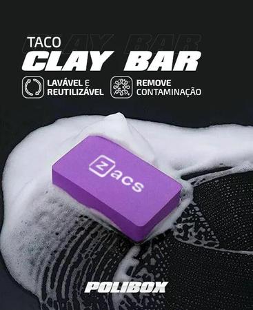 Imagem de Taco Clay Bar Barra Descontaminante Vidro e Pintura Zacs