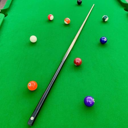 Taco Madeira Ash De Sinuca Bilhar Snooker Profissional + Giz