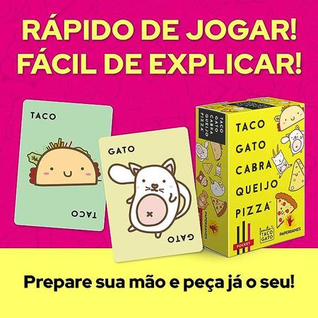 Taco Gato Cabra Queijo Pizza - jogo de cartas (party game)