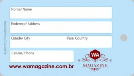 Imagem de Tag Identificador Mala de Viagem Personalizada Wa Magazine