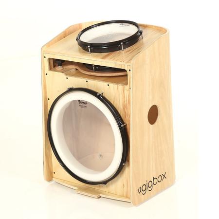 Taj n Gig Box Caj n Percussion com Caixa Tom Bumbo e BAG Cajon