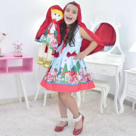 Imagem de Tal Menina Tal Boneca Helo - Chapeuzinho Vermelho Com Capa