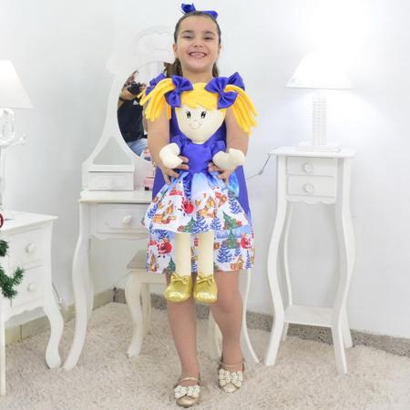 Imagem de Tal Menina Tal Boneca Helo - Vestido Noite de Natal Trapézio