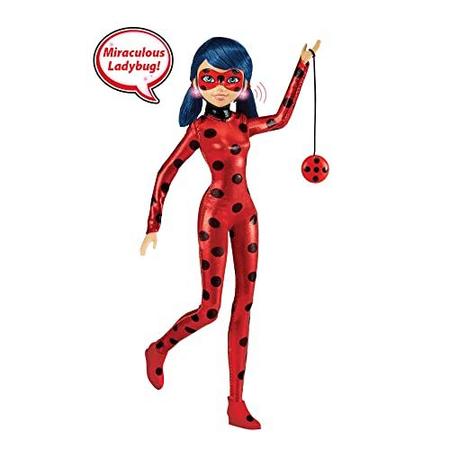 Talk and Sparkle 10.5 Ladybug Deluxe Doll com luzes e sons - Miraculous -  Bonecas - Magazine Luiza