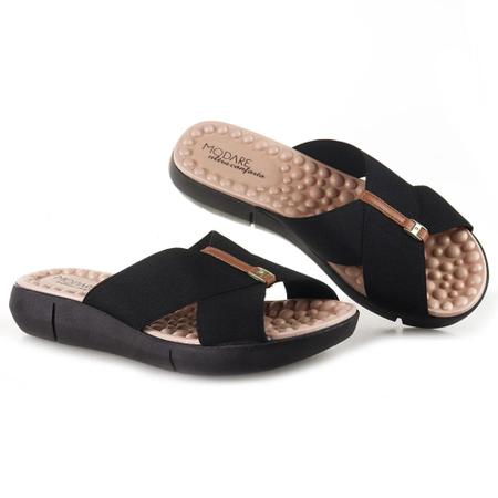 Imagem de Tamanco/Chinelo Modare Ultraconforto 7142.101 Feminino-Preto 