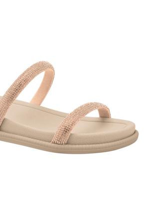 Imagem de Tamanco Feminino Piccadilly Chinelo Brilho Slide 477007 Rose