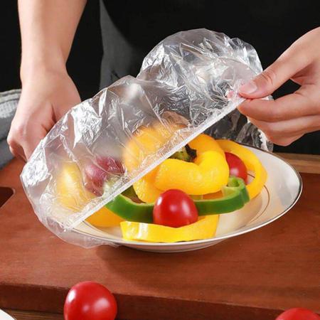 Tampa de plastico descartavel para alimentos com 100 pecas 40cm - amigold -  Saco a Vácuo - Magazine Luiza