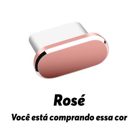 Imagem de Tampa Plug Anti Poeira Sujeira Entrada Saída Usb Tipo C