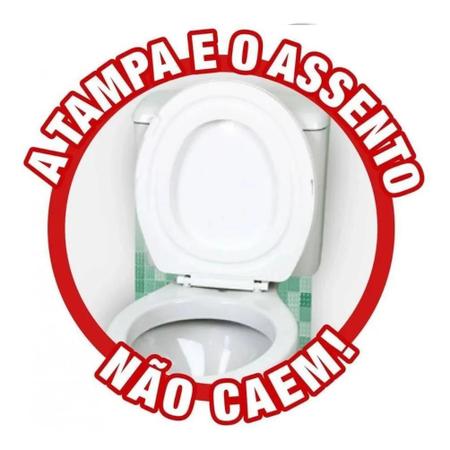 Imagem de Tampa Pra Vaso Sanitário Almofadado Deca Icasa Logasa Celite