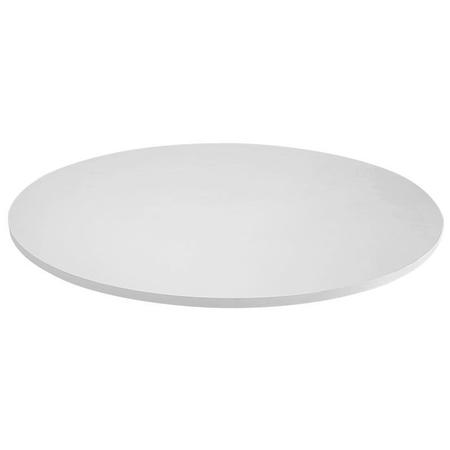 Imagem de Tampo De Mesa De Jantar Em Mdf Redondo 60cm X 15mm Branco