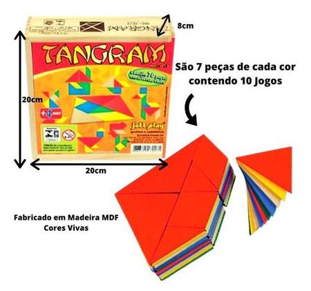 Jogo Tangran 3D Cokitos™ 70 Peças - Brinquedito