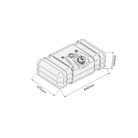 Imagem de Tanque Combustível Para Ford F-4000 1975 Até 1997 - 80 Lts