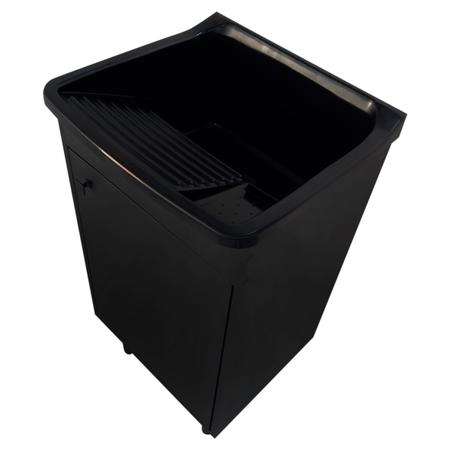 Imagem de Tanque De Lavanderia 22L Com Gabinete Preto Black 46cm