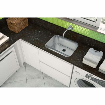 Imagem de Tanque Em Aço Inox Monobloco Para Embutir 53,3x43 Cm Ghelplus