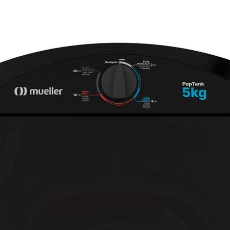 Imagem de Tanquinho/Máquina de lavar roupa Semiautomática Mueller Poptank 5kg Preto