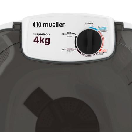 Imagem de Tanquinho/Máquina de lavar roupa Semiautomática Mueller Superpop 4kg Branco