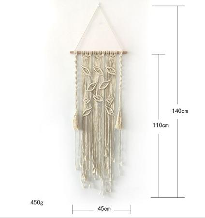 Imagem de Tapeçarias Pendant Macrame Wall Hanging Art Bedroom Decoração Tecida Prateleiras Boêmias Artesanato Lindo Tapeçaria Casa Tapeçaria Tapeçarias Decorativas