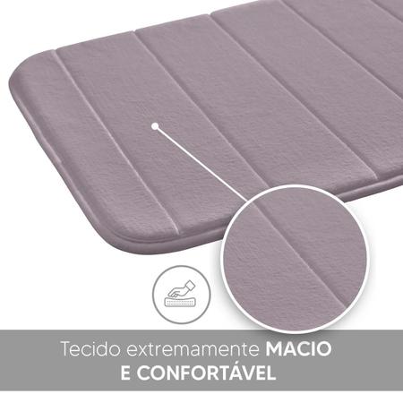 Imagem de Tapete Antiderrapante Macio Soft para Banheiro Conforto Luxo