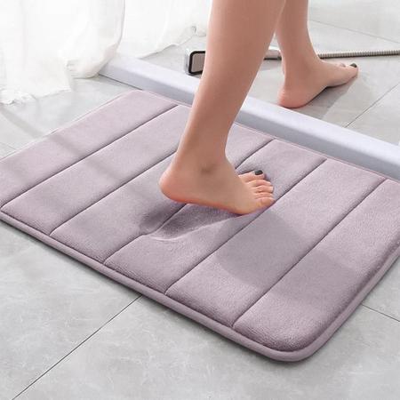 Imagem de Tapete Antiderrapante Macio Soft para Banheiro Conforto Luxo
