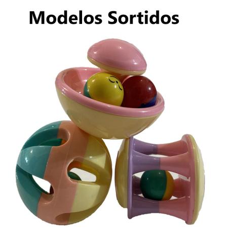 Tapete Atividades Ginásio p/ Bebes Rosa Portatil e Chocalho - Color Baby Imagem de Tapete Atividades Ginásio p/ Bebes Rosa Portatil e Chocalho