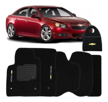 Tapete Automotivo Carro Carpete Logo Bordado Cruze 2011 A 2016 - Ecotap Imagem de Tapete Automotivo Carro Carpete Logo Bordado Cruze 2011 A 2016