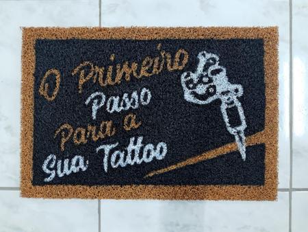 Imagem de Tapete Capacho de Entrada Estúdio de Tatuagem Tattoo 120x40
