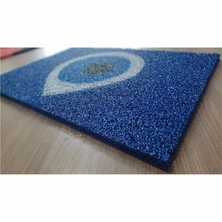 Imagem de Tapete Capacho Olho Grego 60x40cm - Azul